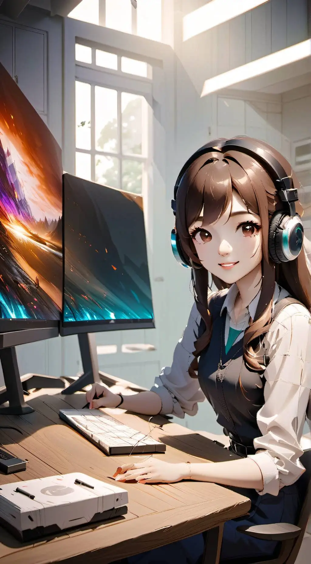 ai character: Abbie background