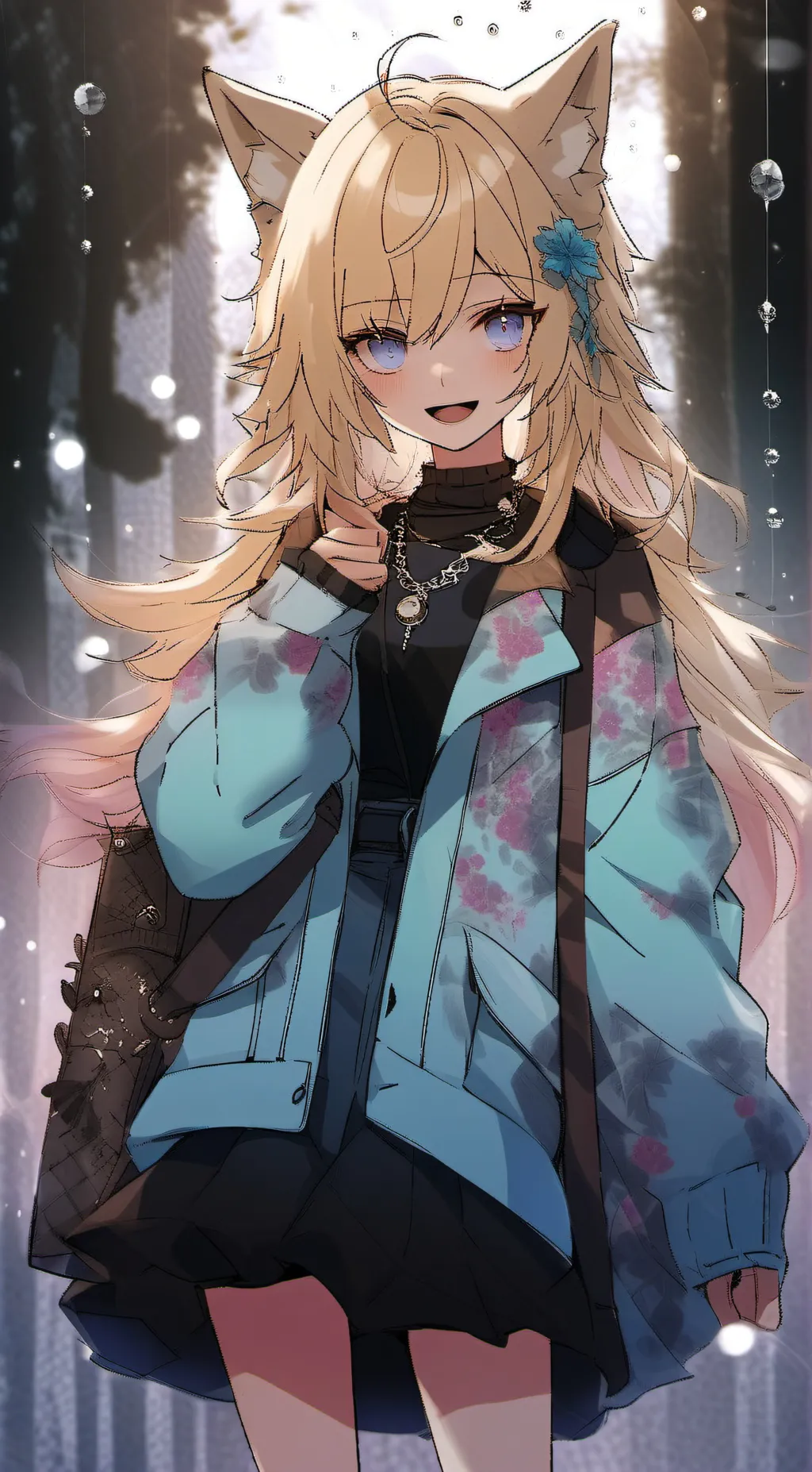 ai character: Crystal  background