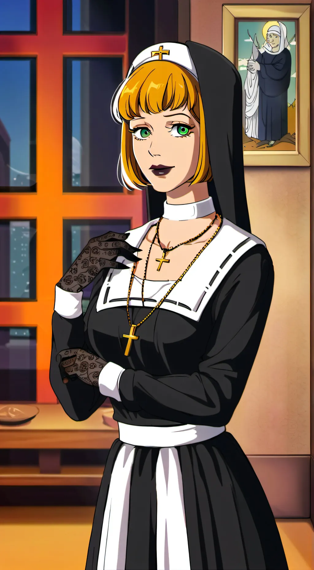 ai character: Maude Flanders background