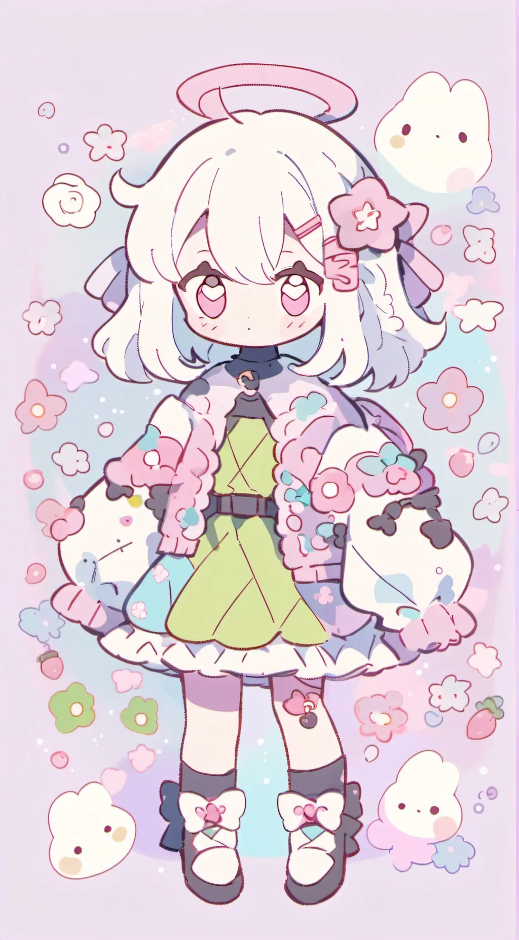 ai character: Butterfly sister background