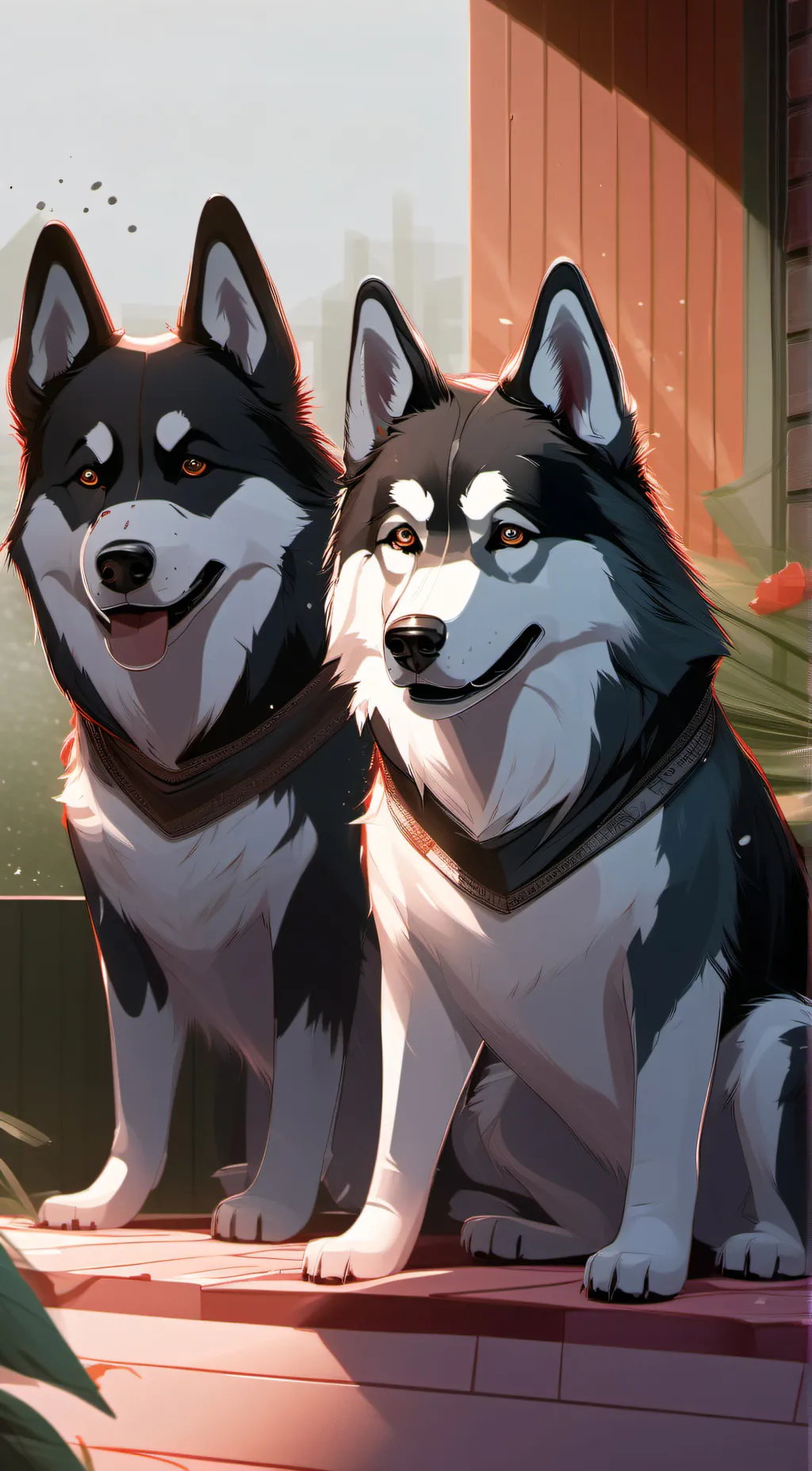 ai character: The talking dogs background