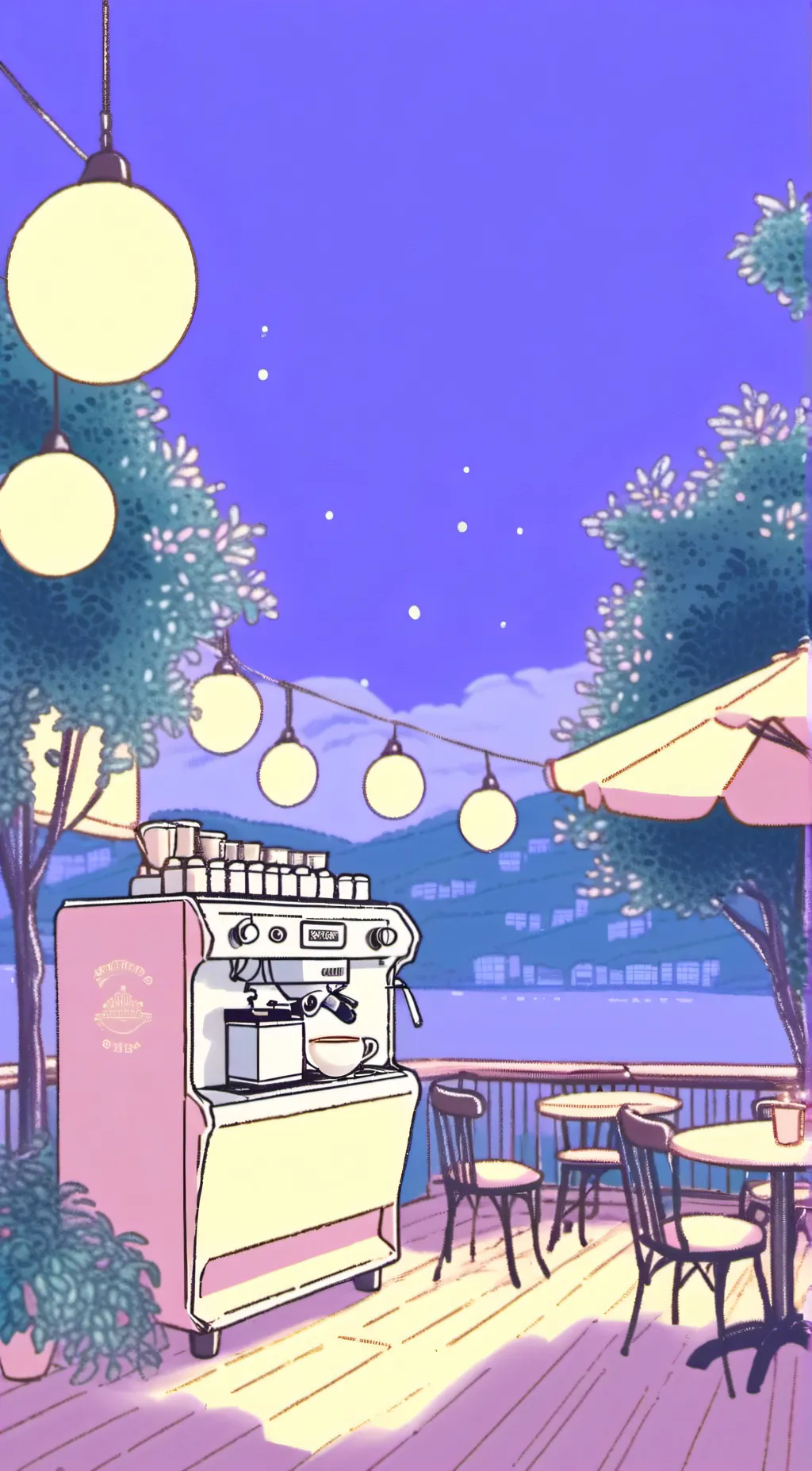 ai character: Chillen background