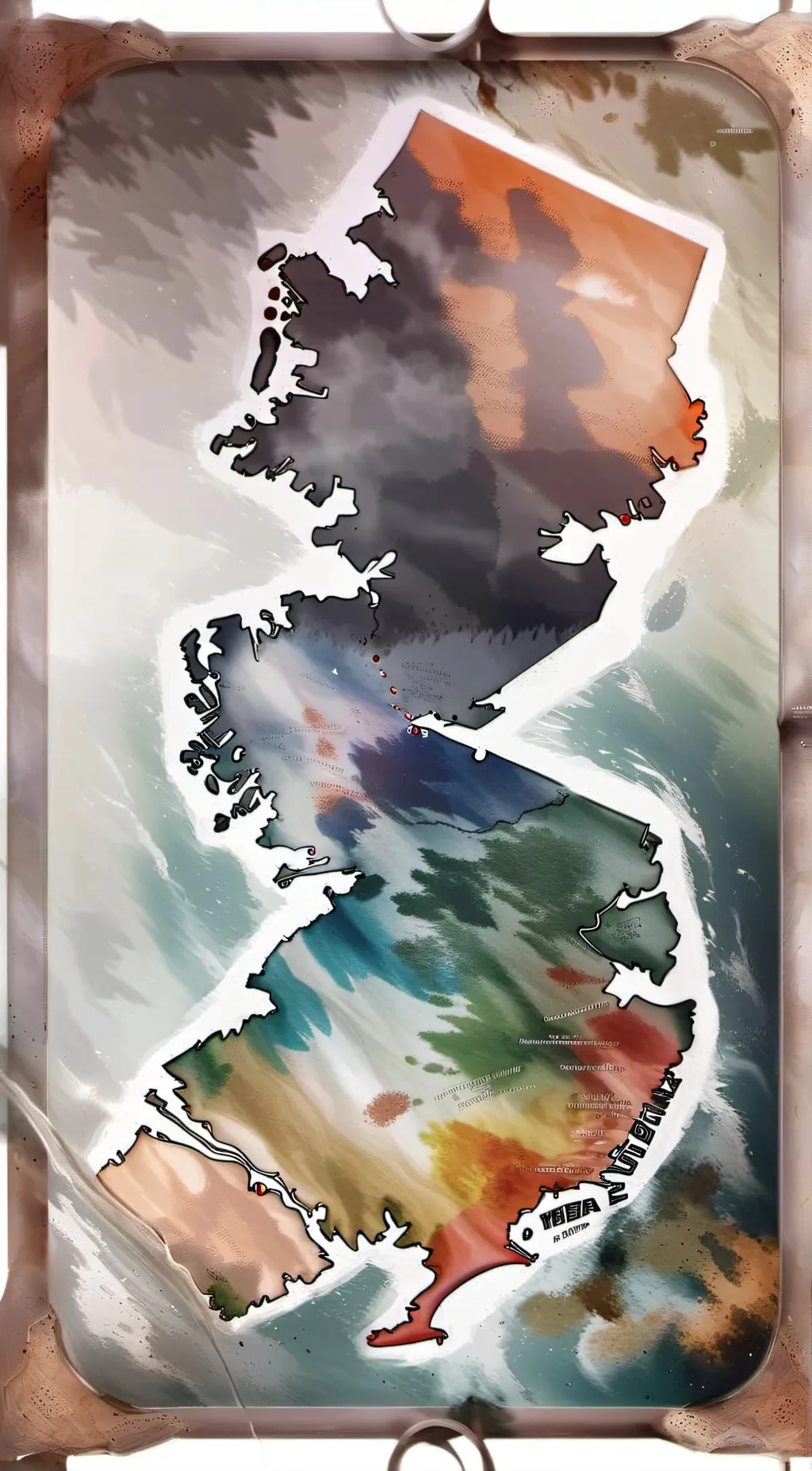 ai character: New Jersey  background