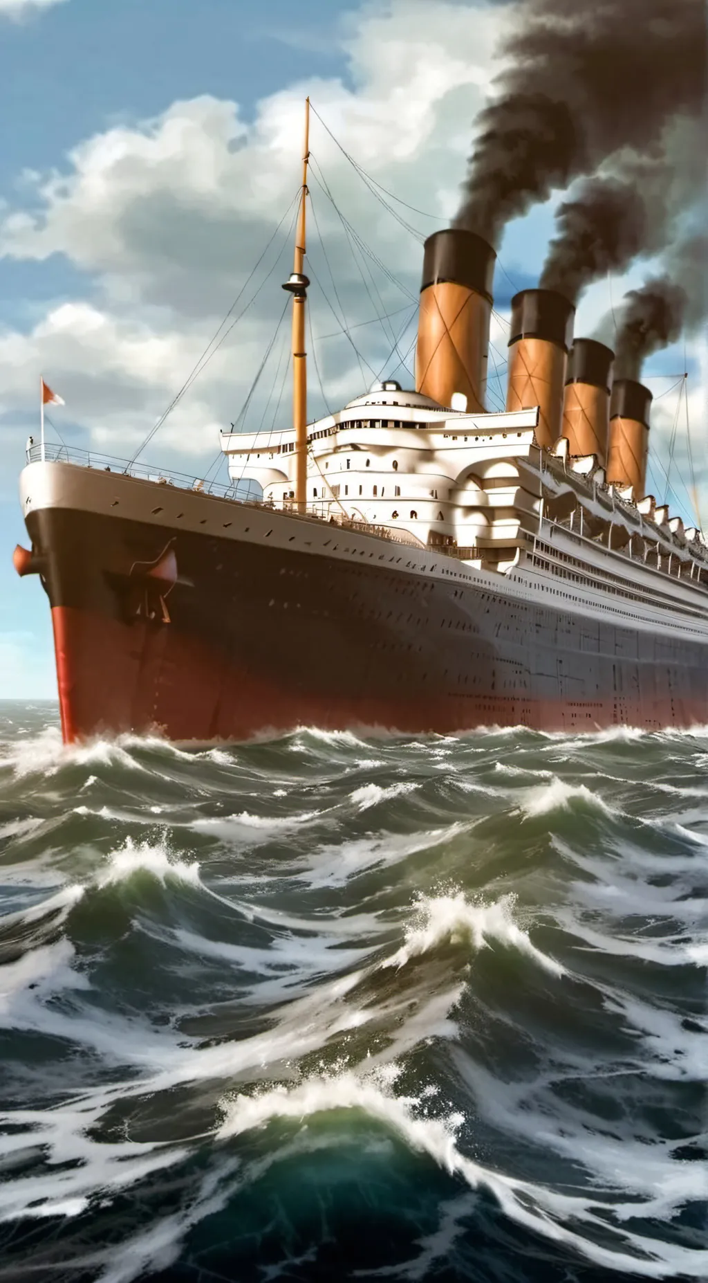 ai character: Titanic background