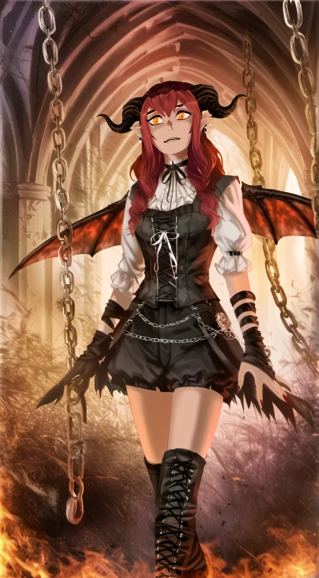 ai character: Luna  background