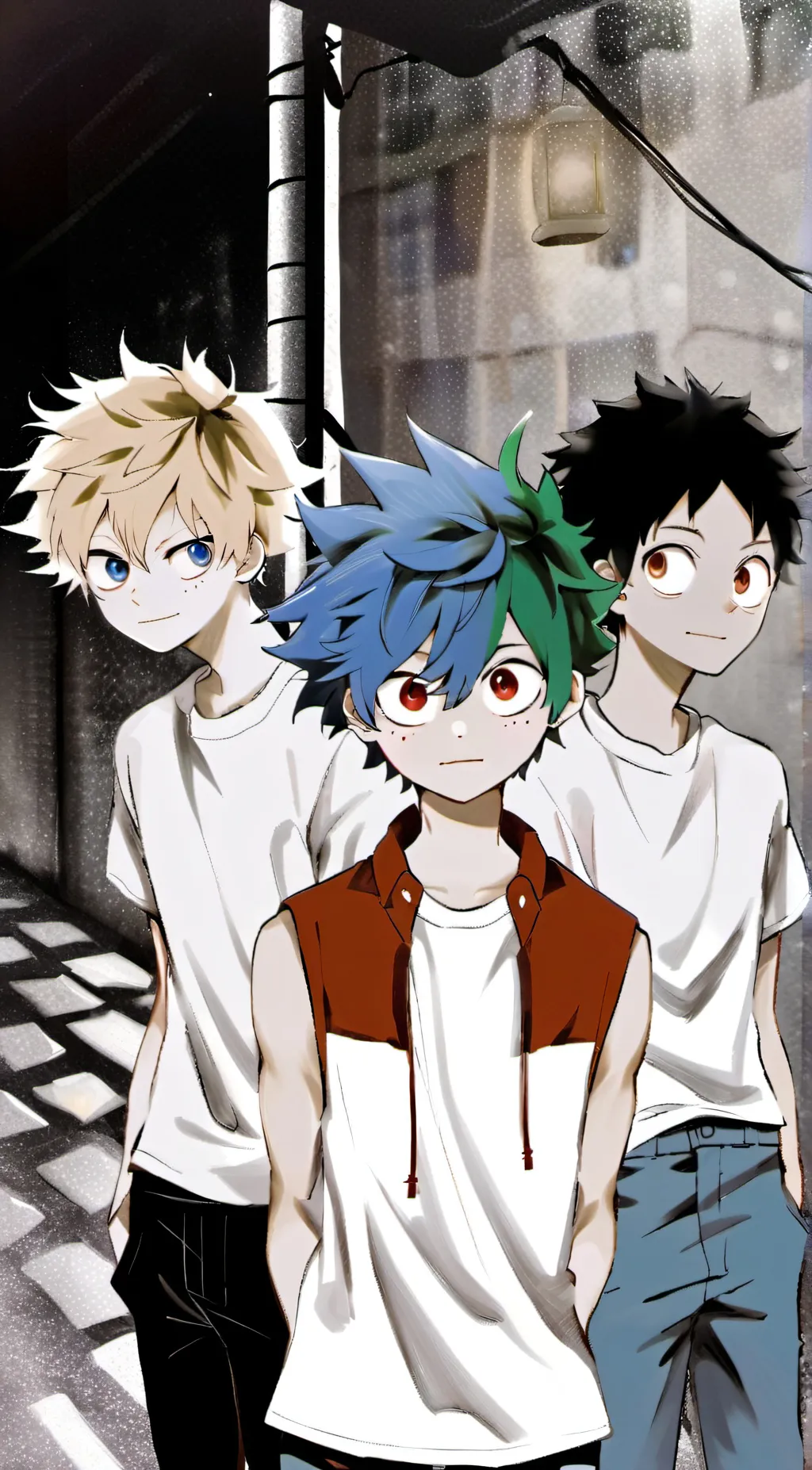 ai character: MHA death background