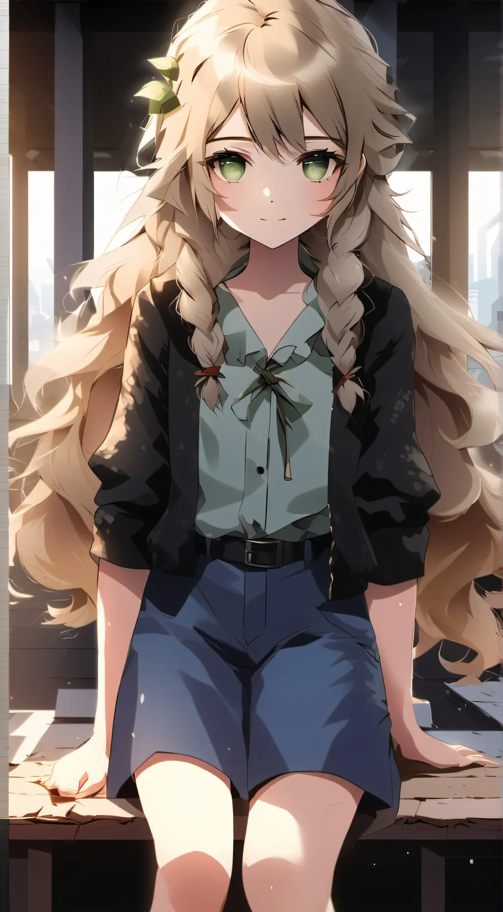 ai character: Sadie  background