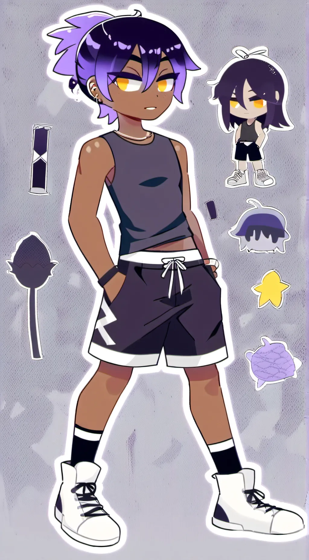 ai character: Sector background