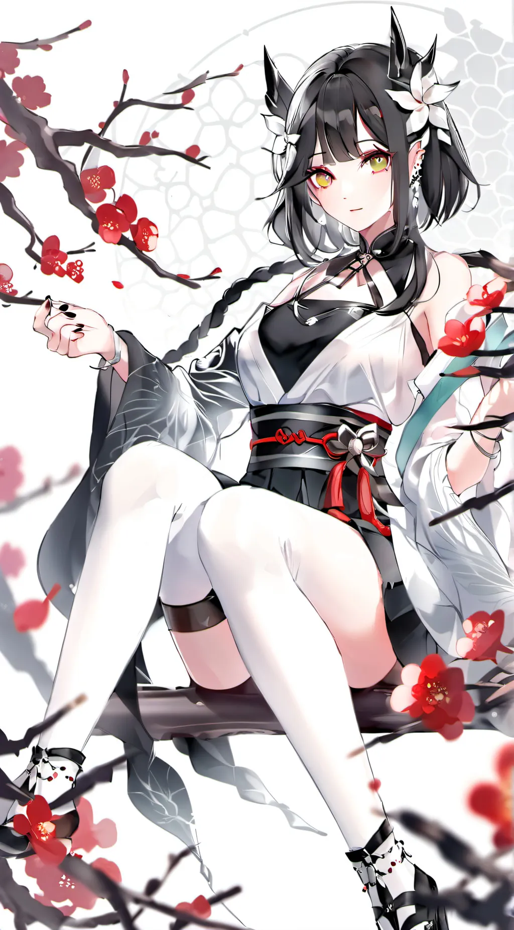 ai character: Demon slayer  background