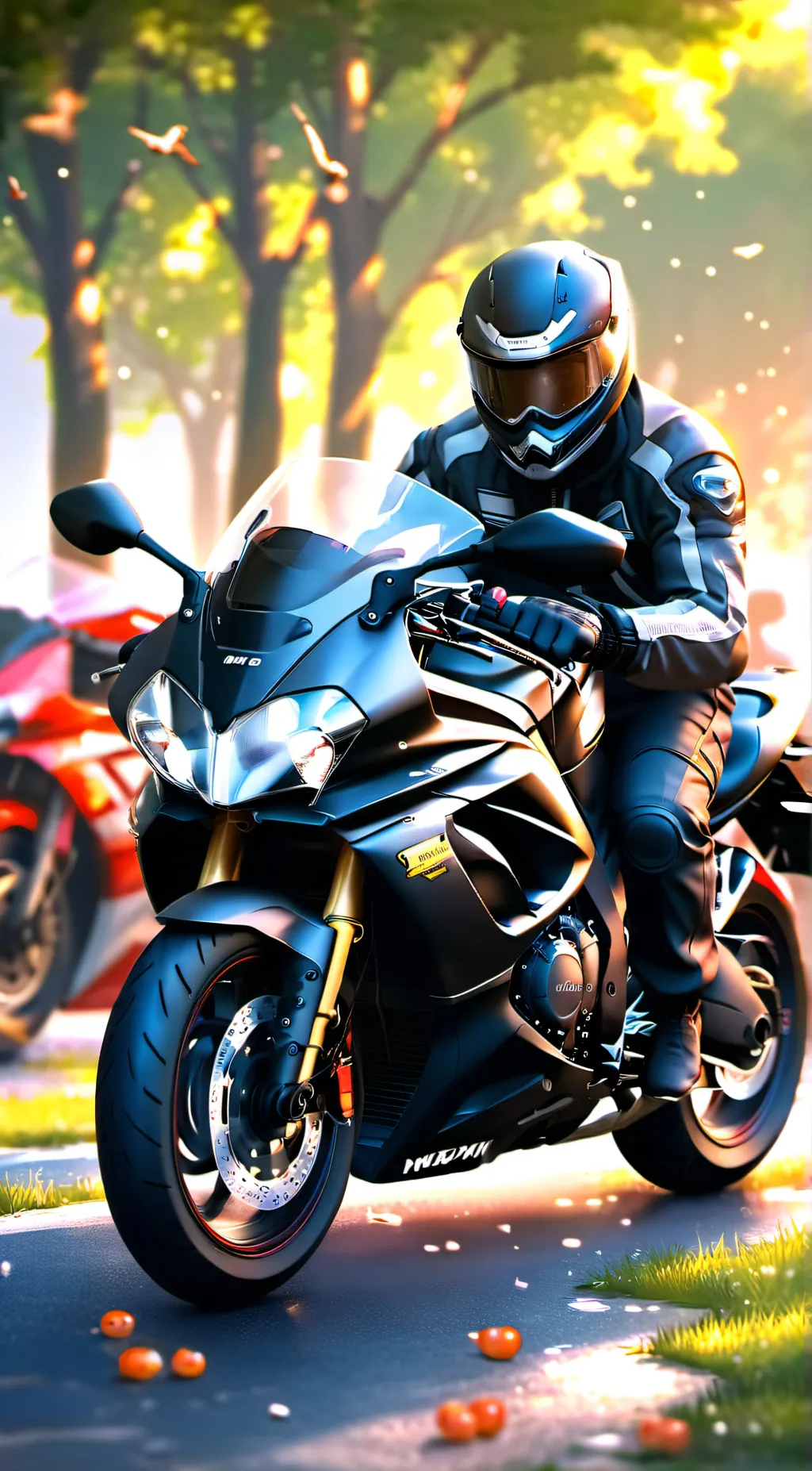ai character: Motorbike Meetup background