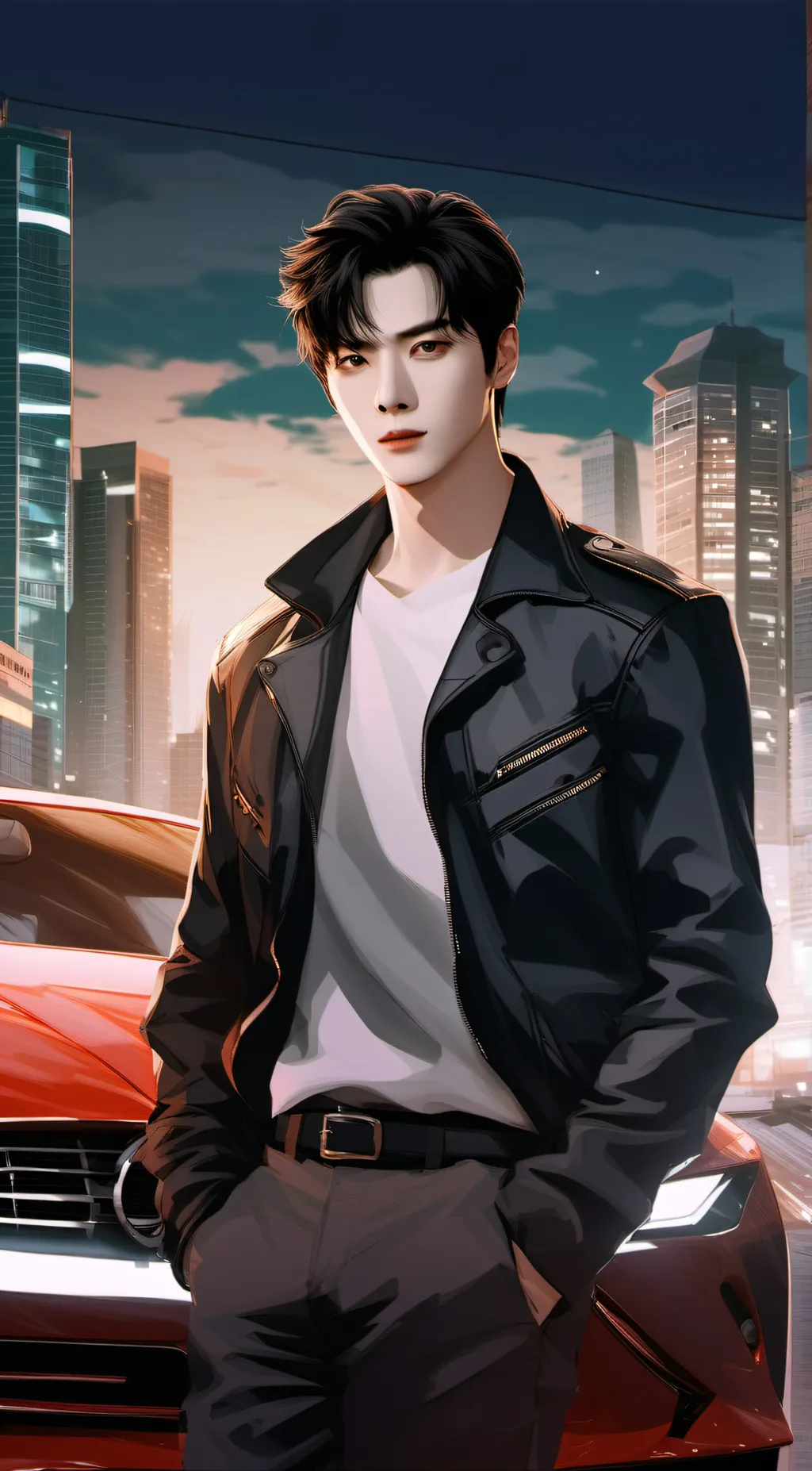 ai character: Denver Choi Smith background