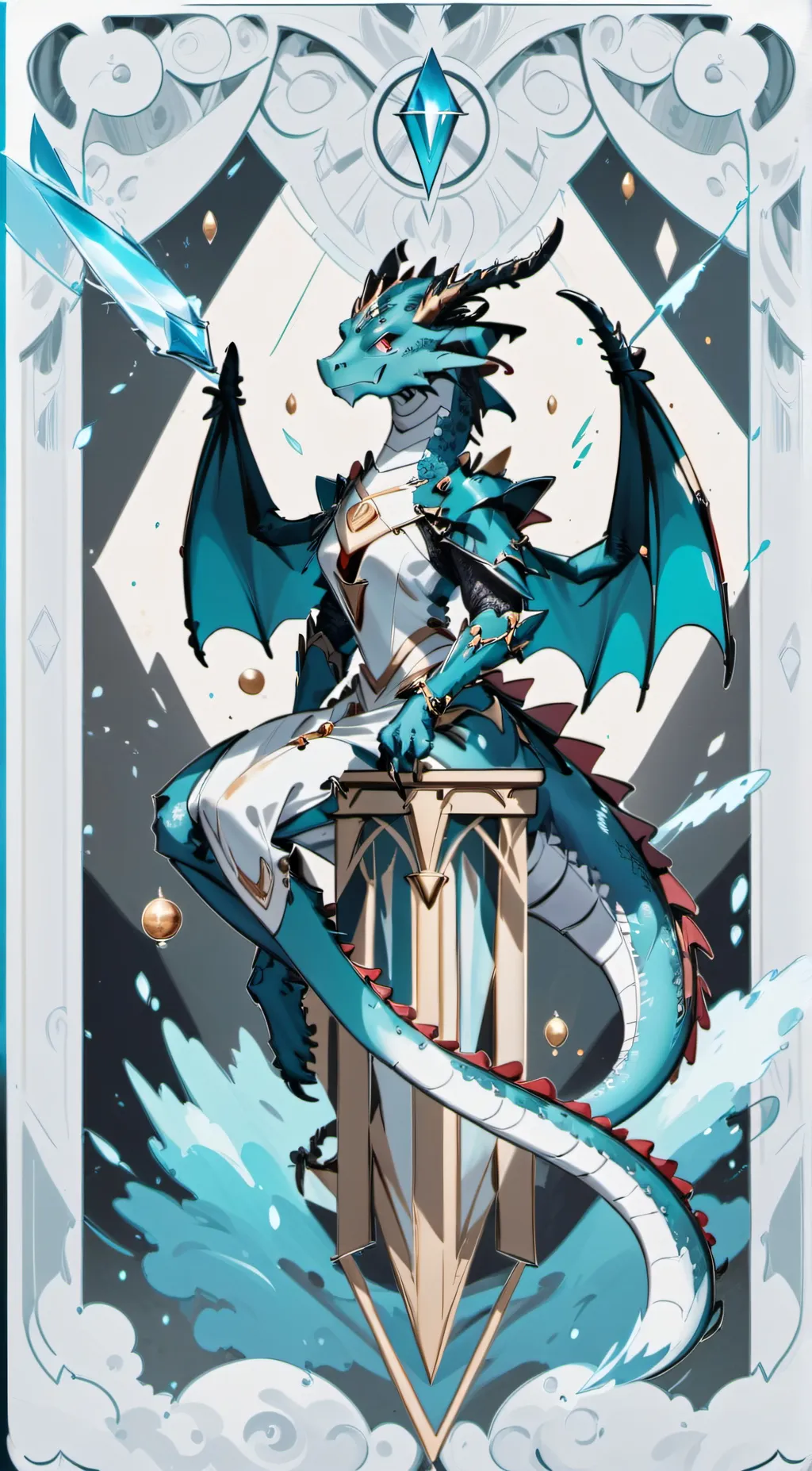 ai character: Zero  background