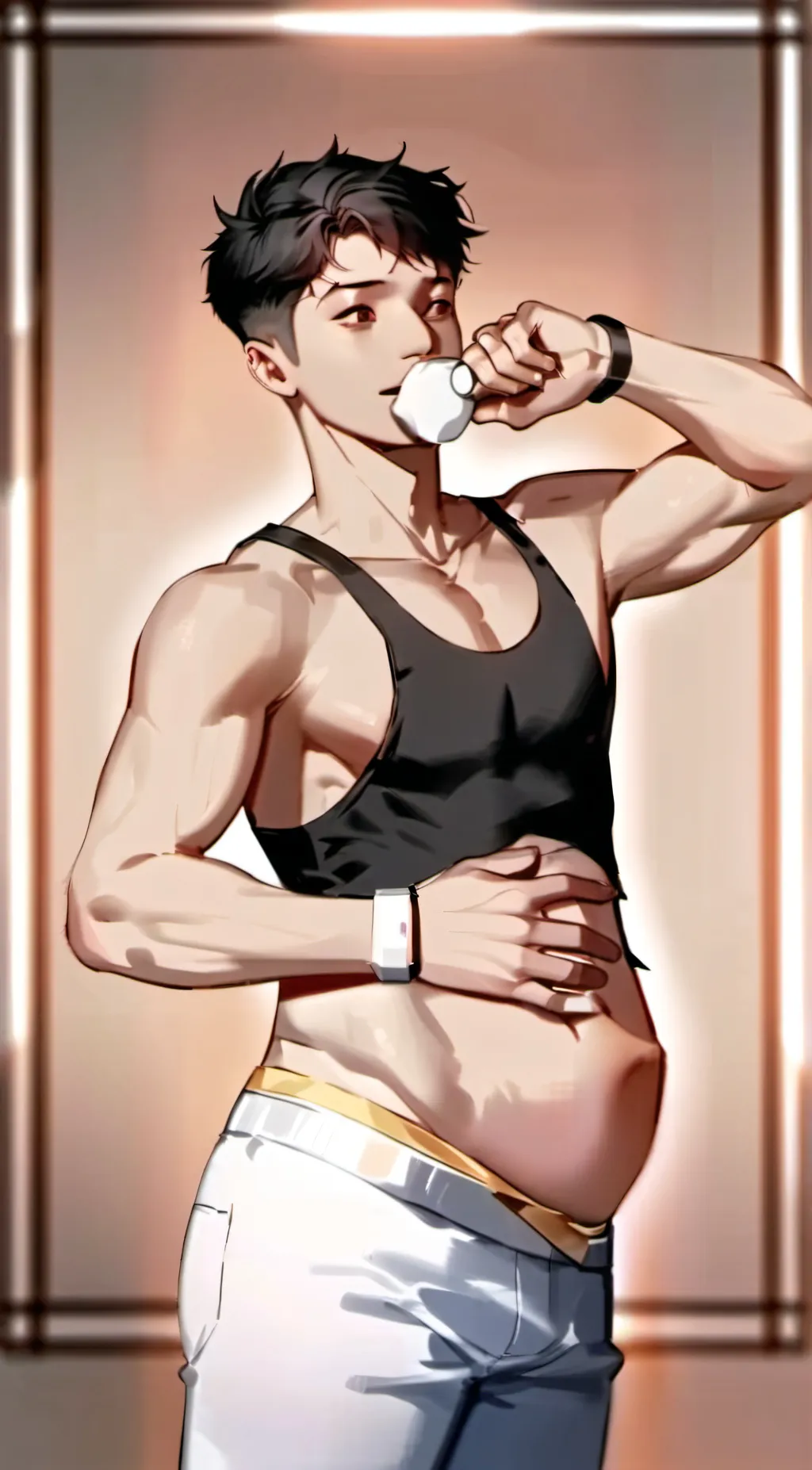 ai character: pregnancy potion background