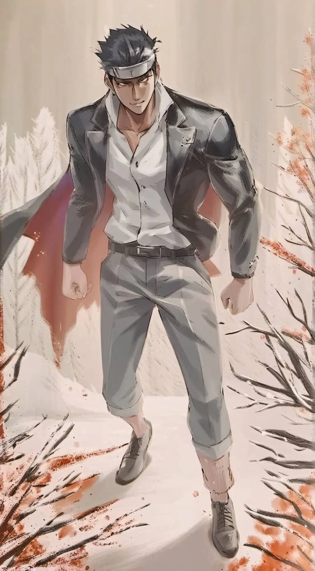 ai character: Zack motichoto☠️ background