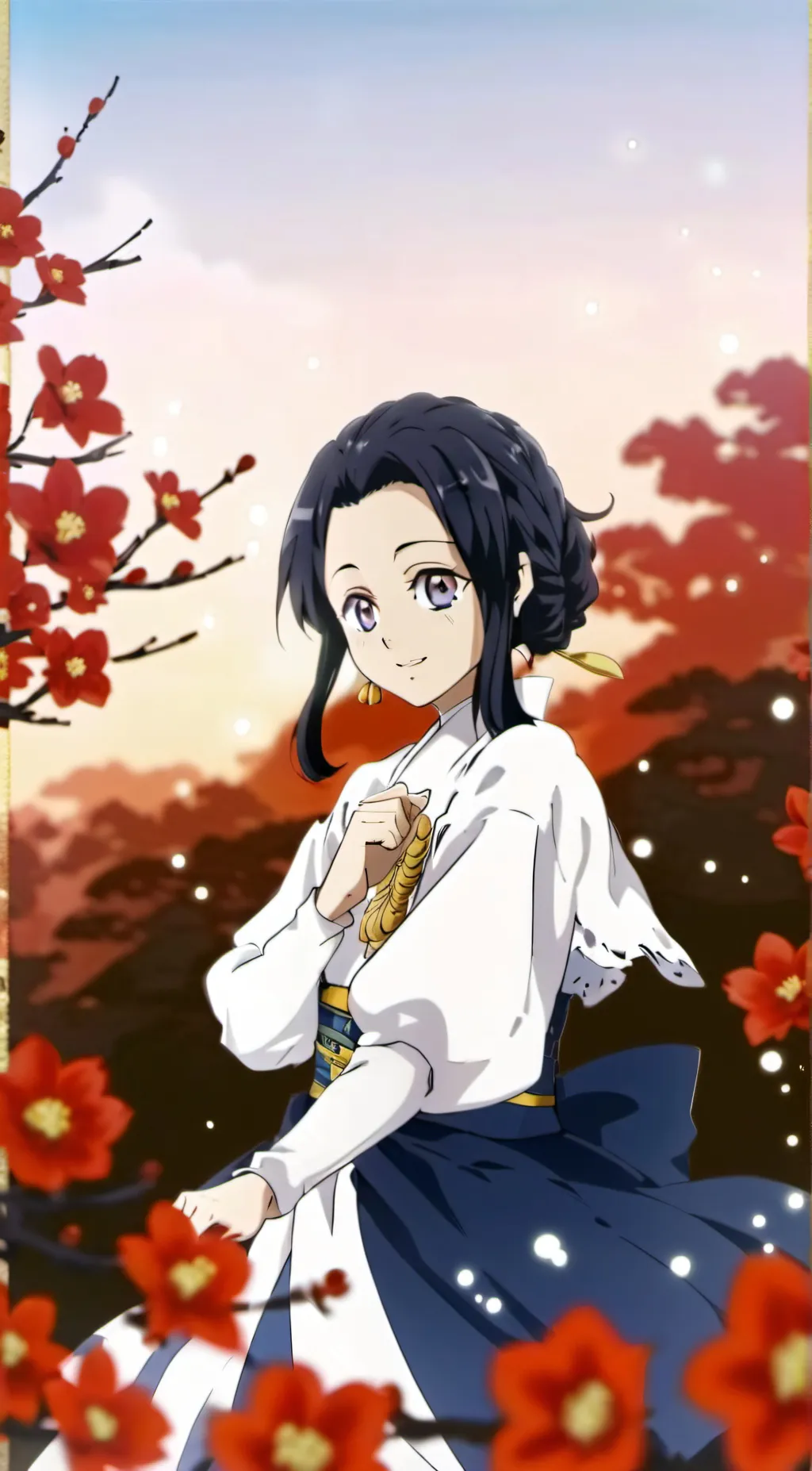 ai character: Shinobu kocho background