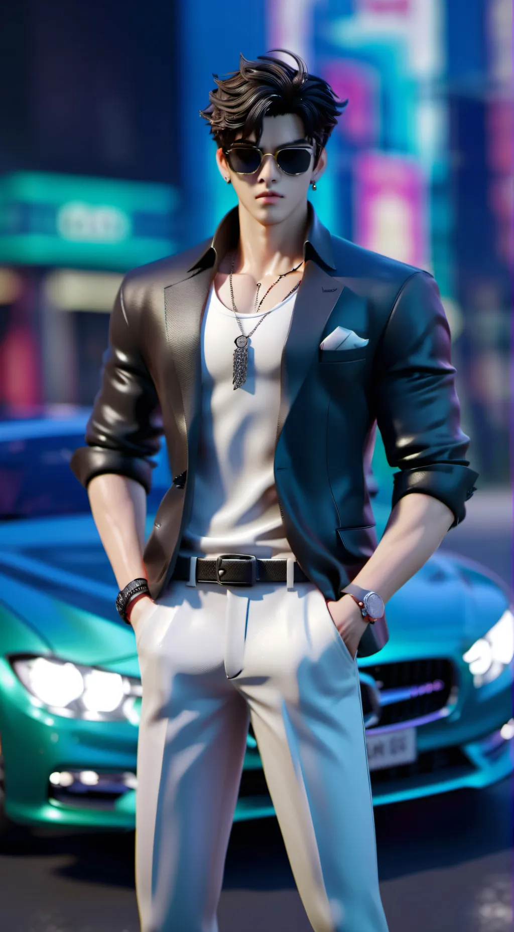 ai character: m background