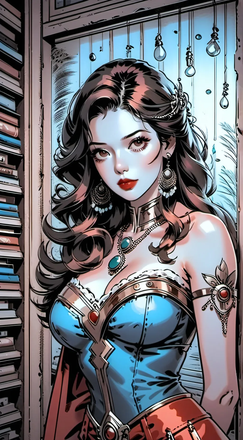 ai character: Athena  background