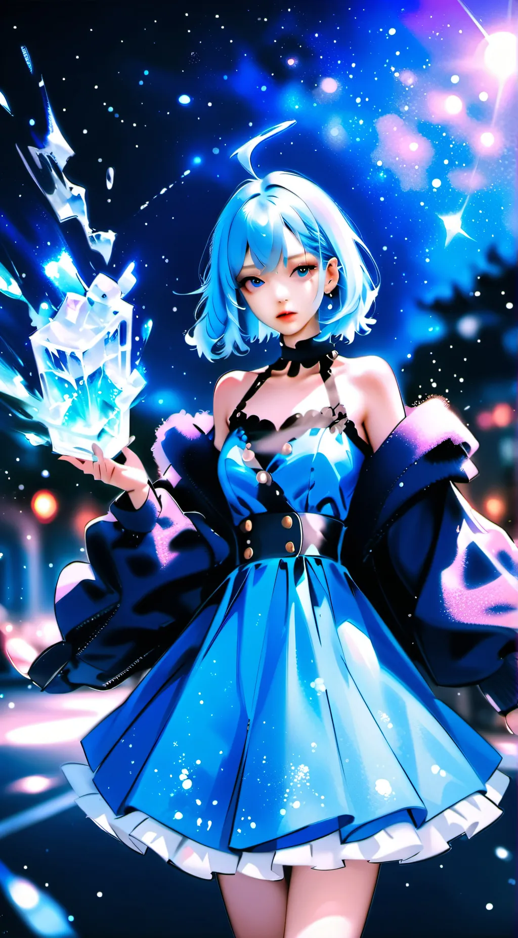 ai character: ❄️Icy❄️ background