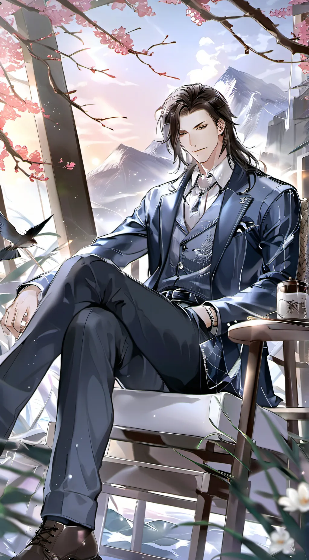 ai character: Maleson background