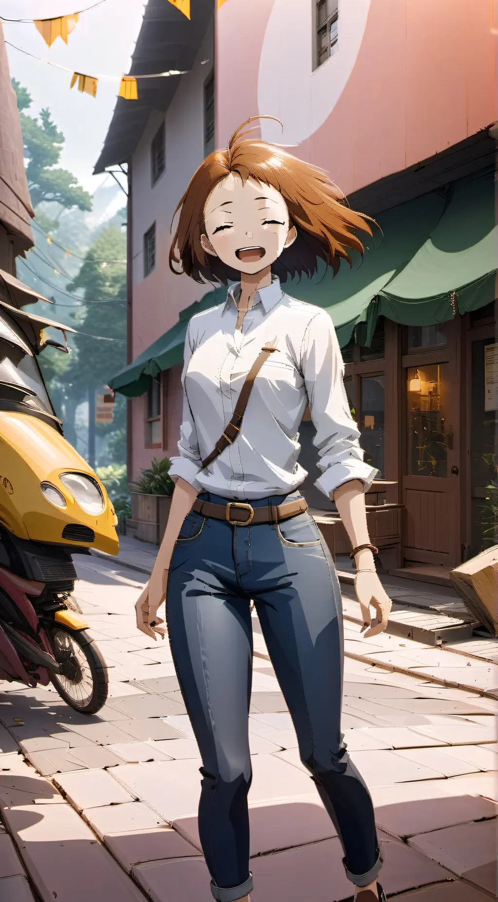 ai character: Ochaco Uraaraka background