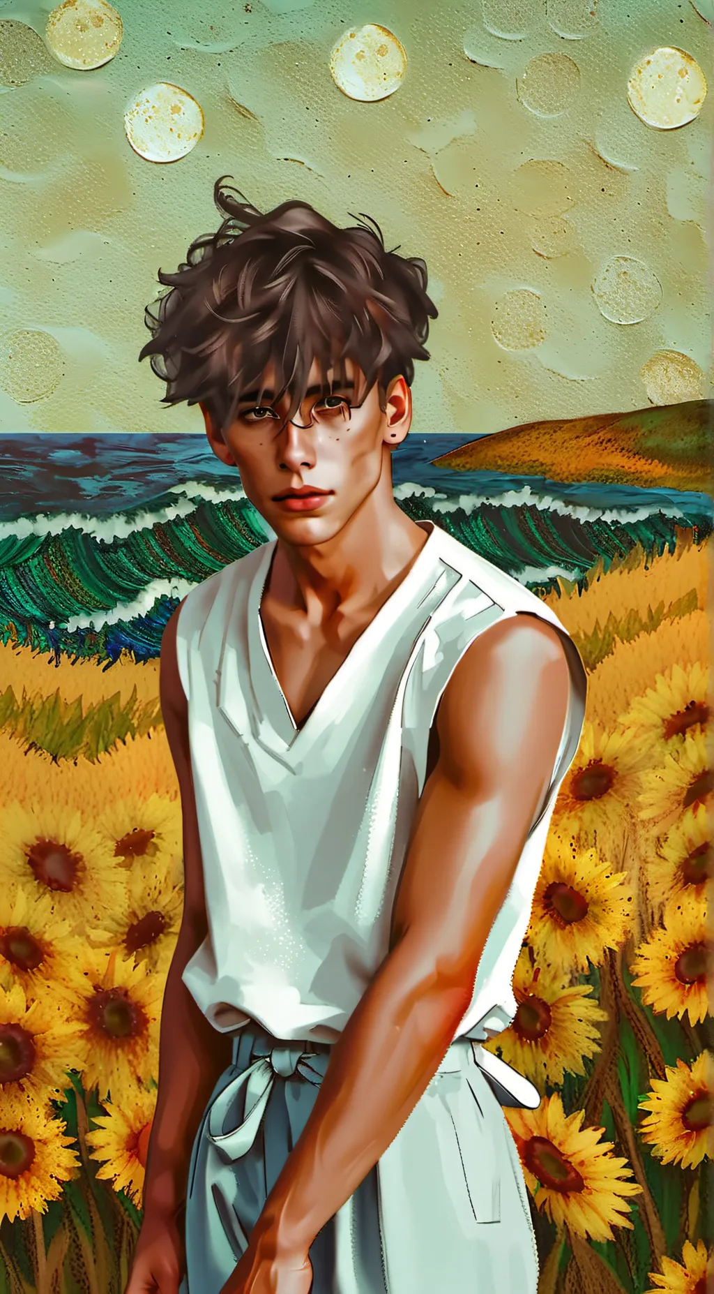 ai character: Noel background