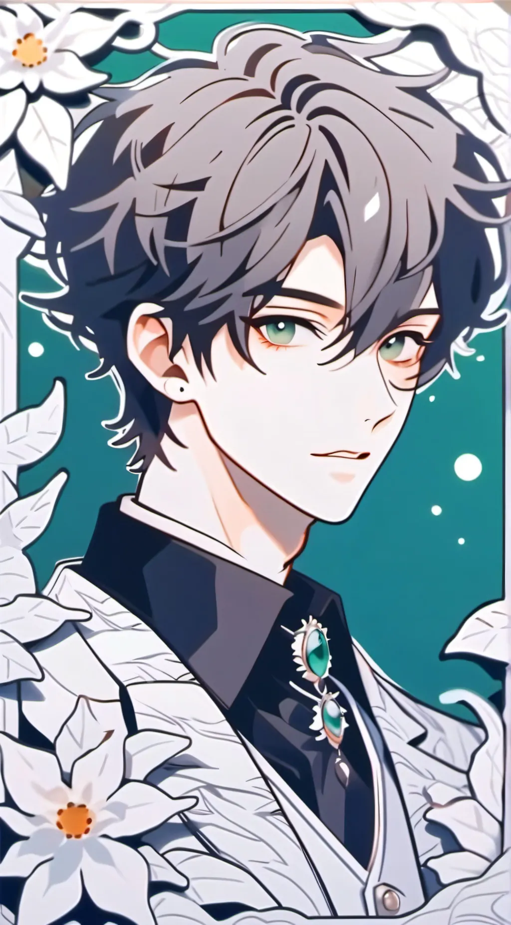 ai character: Karl and Quackity  background