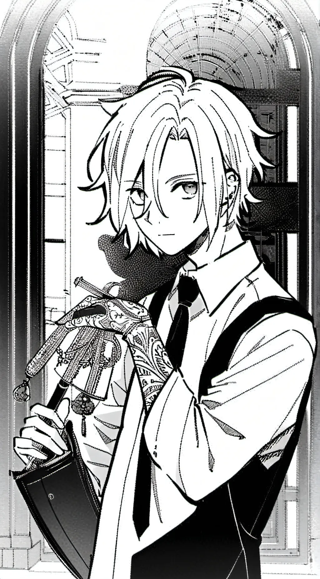 ai character: vox x Valentino background