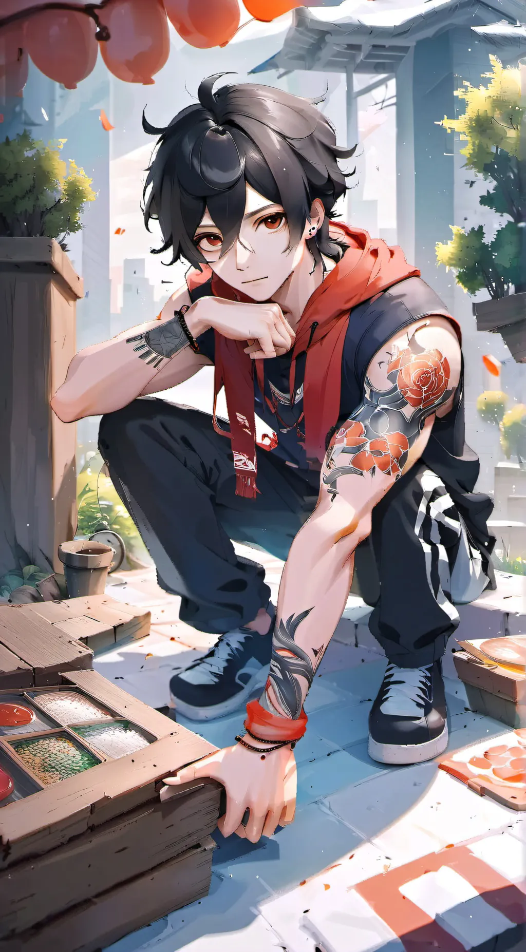 ai character: Miguel background