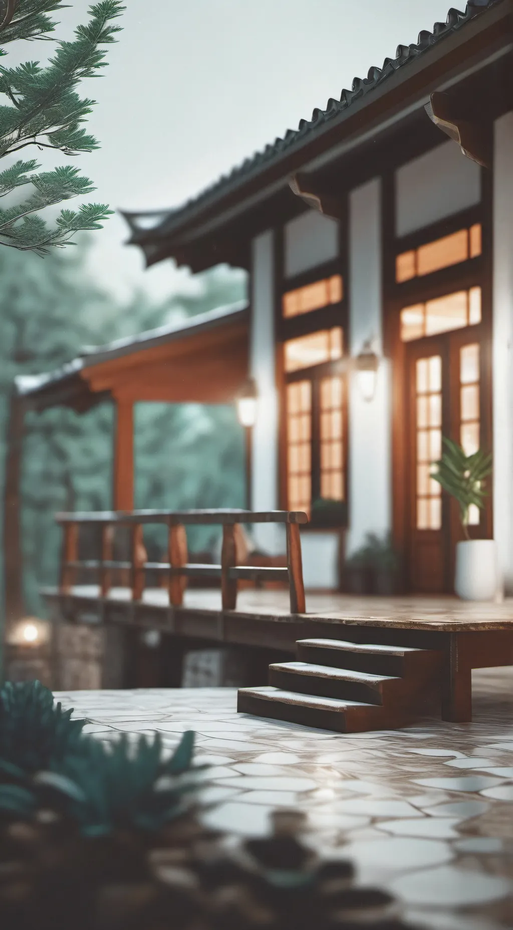 ai character: Creepy background