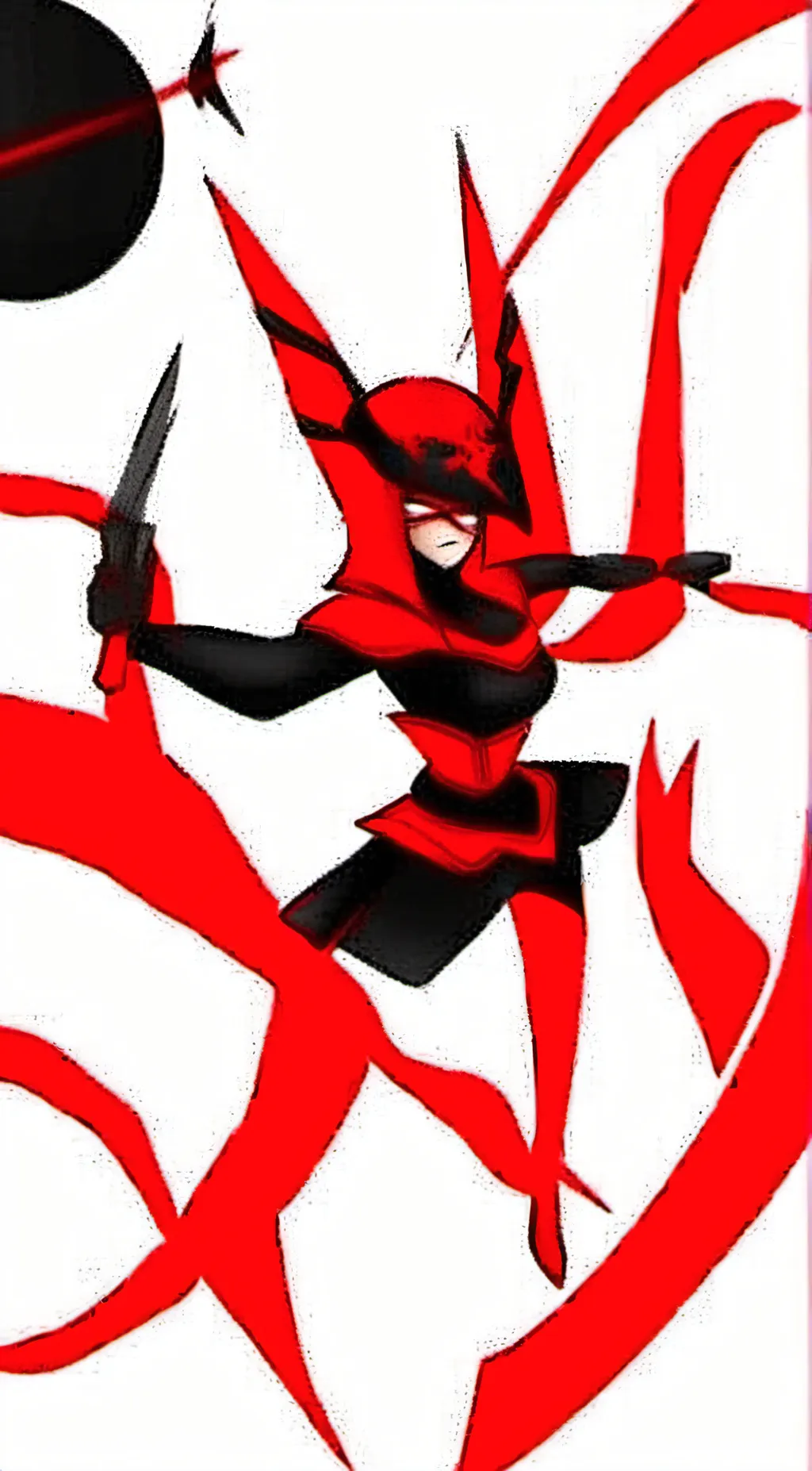 ai character: Fatal Error Woman background