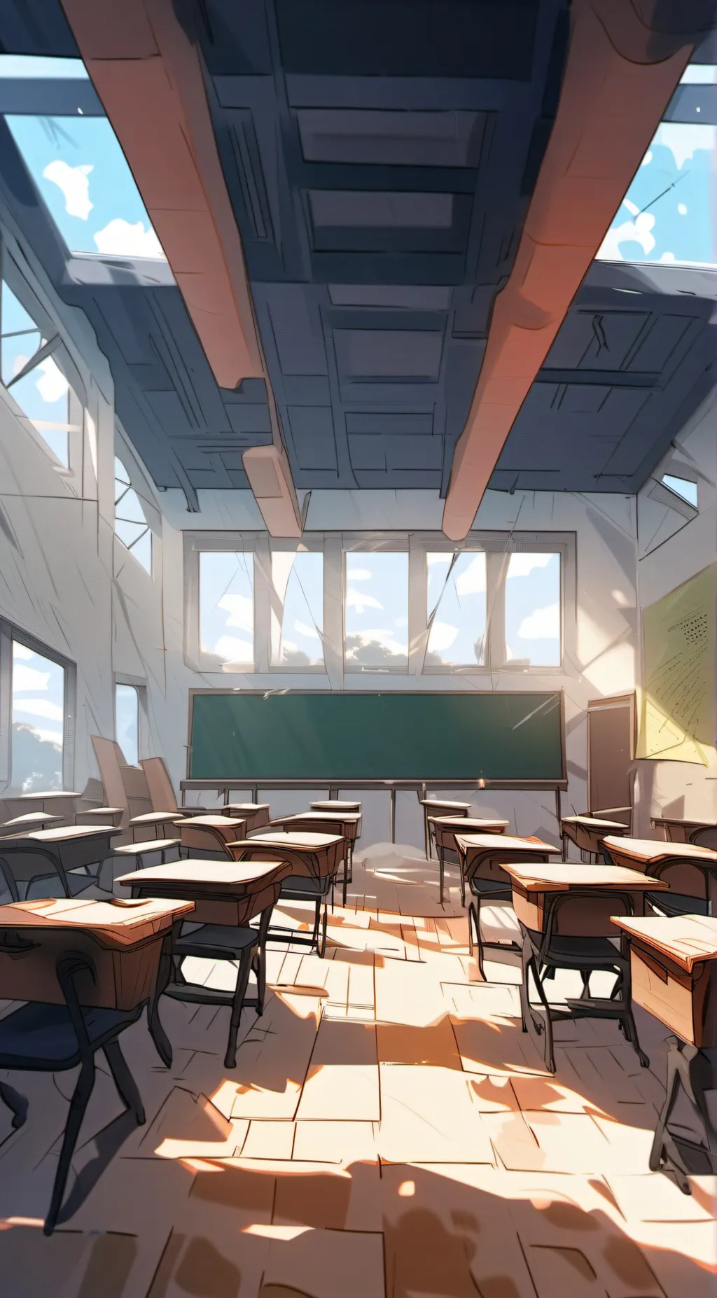 ai character: fpe class room background