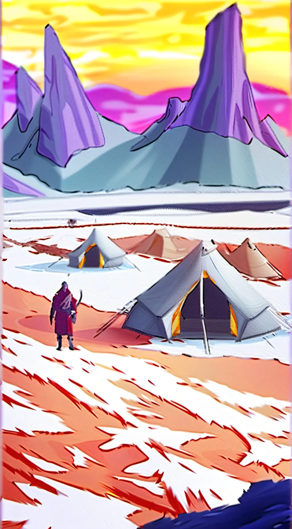 ai character: Sable! 🌺 background