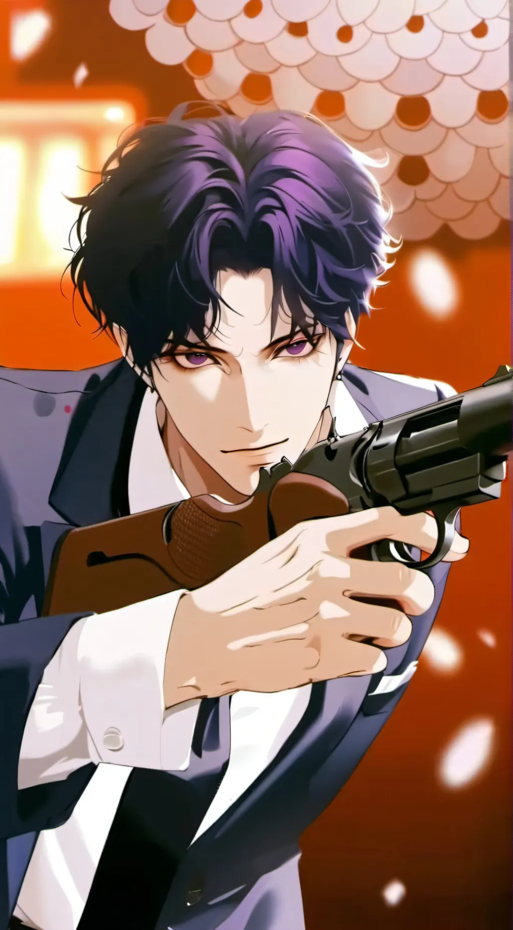 ai character: Vin zin background