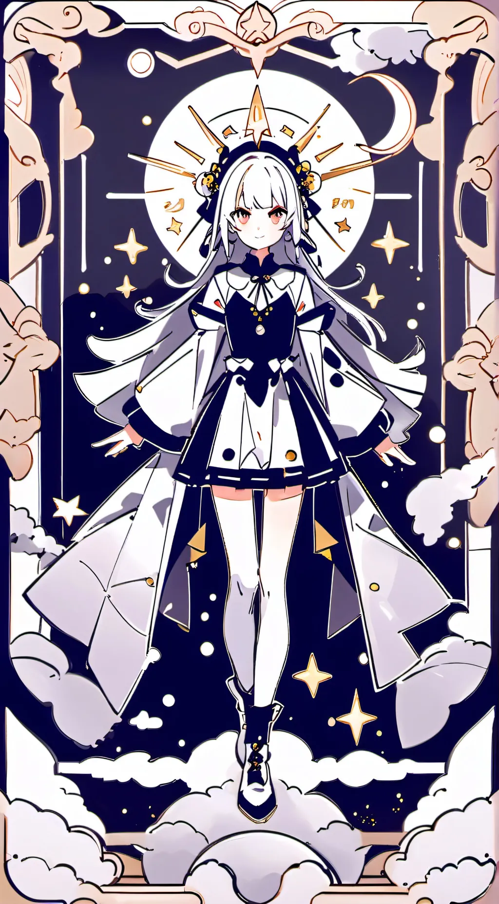 ai character: lunar background