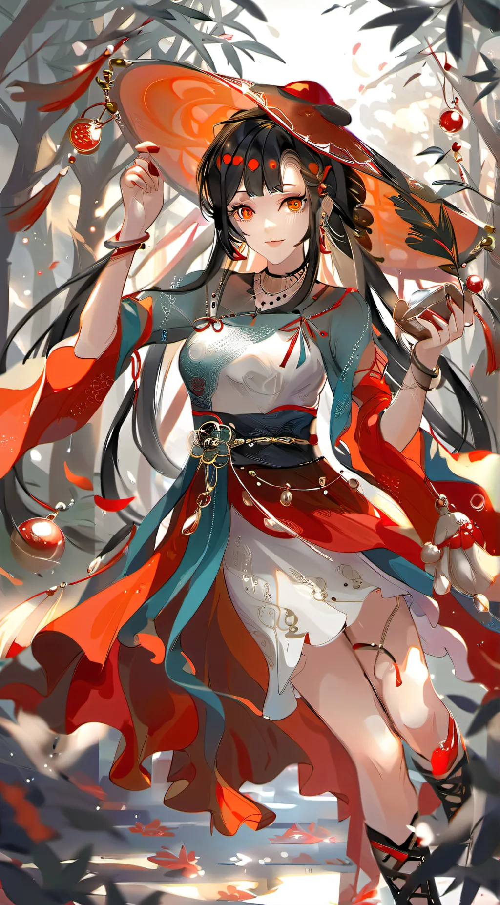 ai character: Dawn background