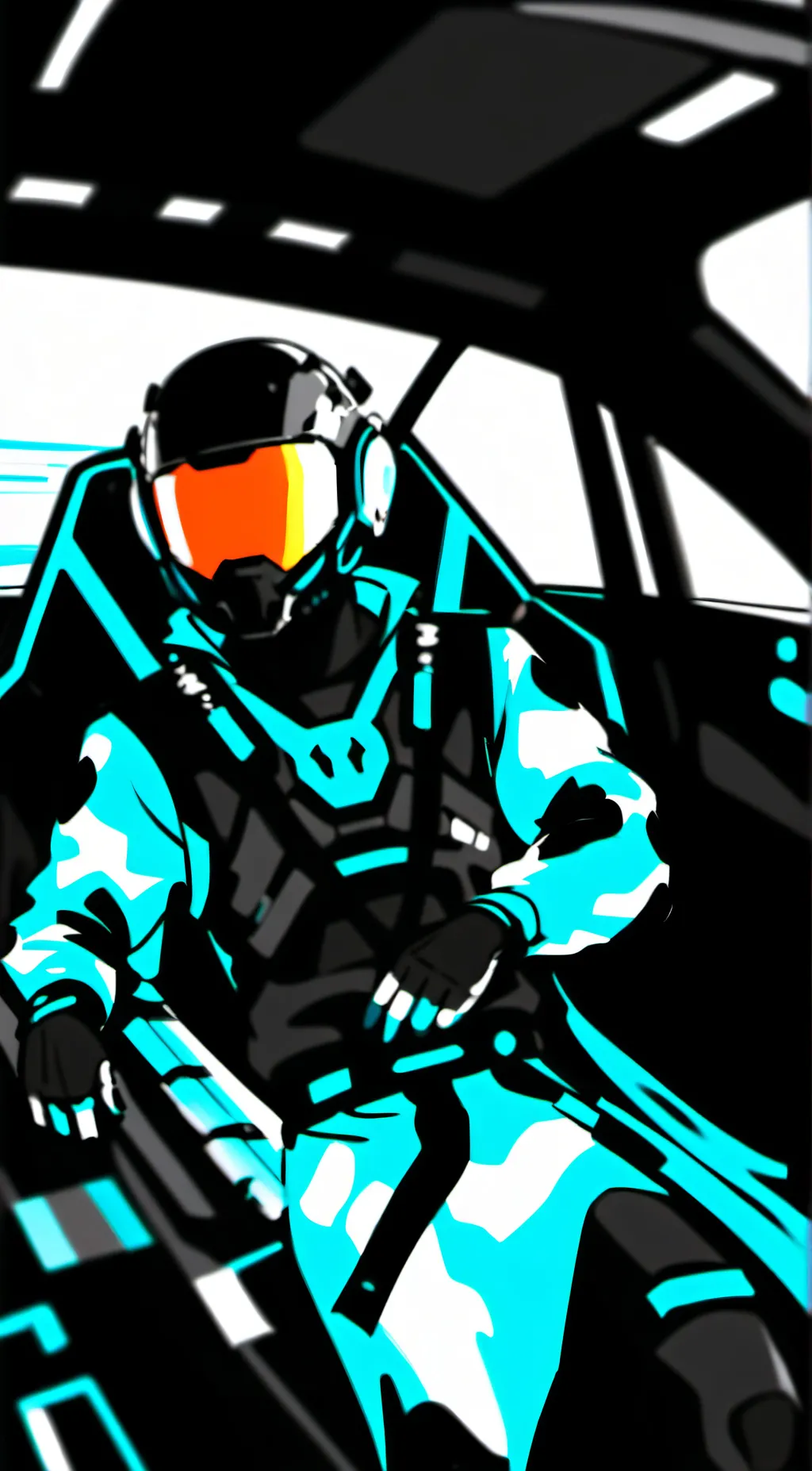 ai character: Dextor Macro background