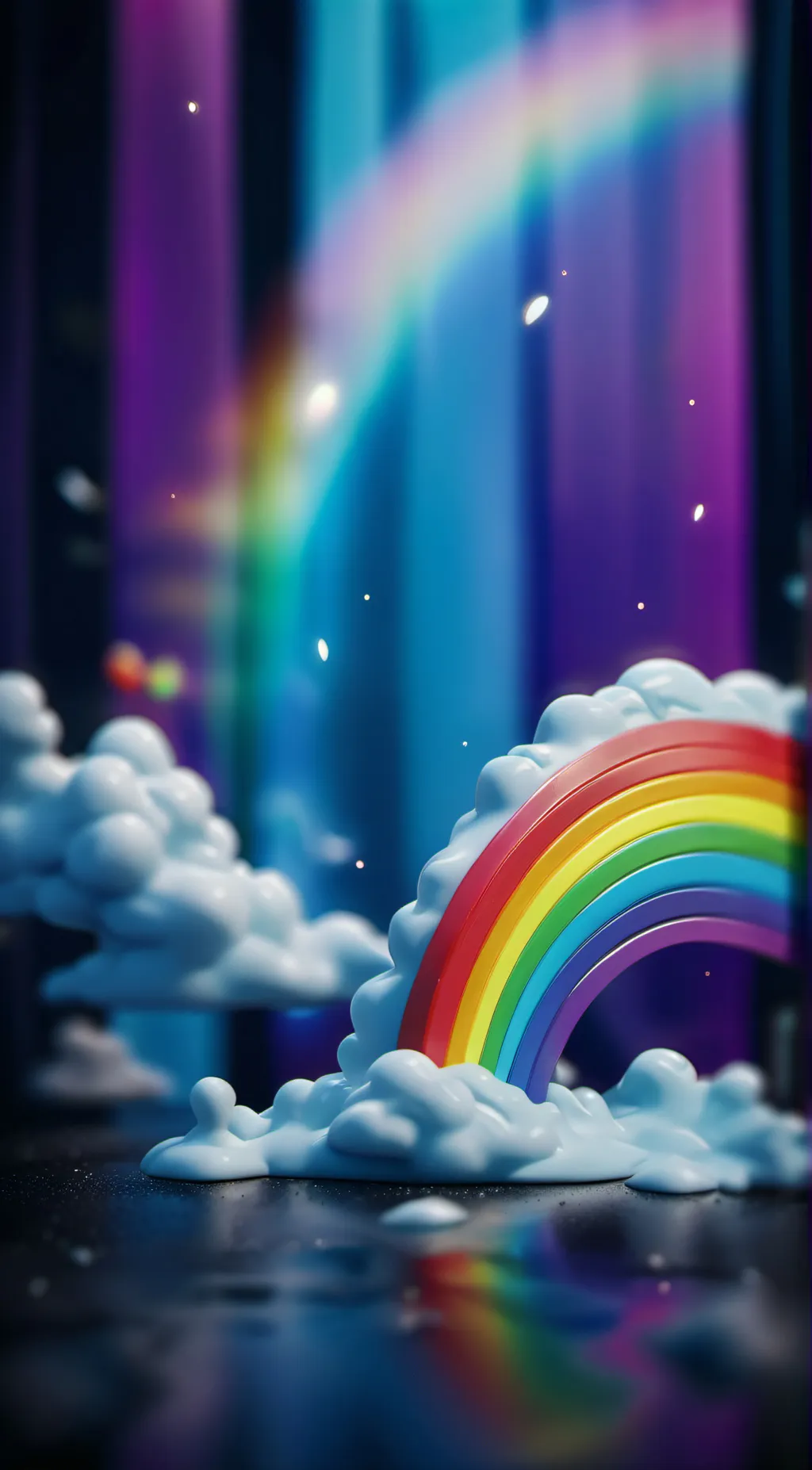 ai character: Rainbow friends background