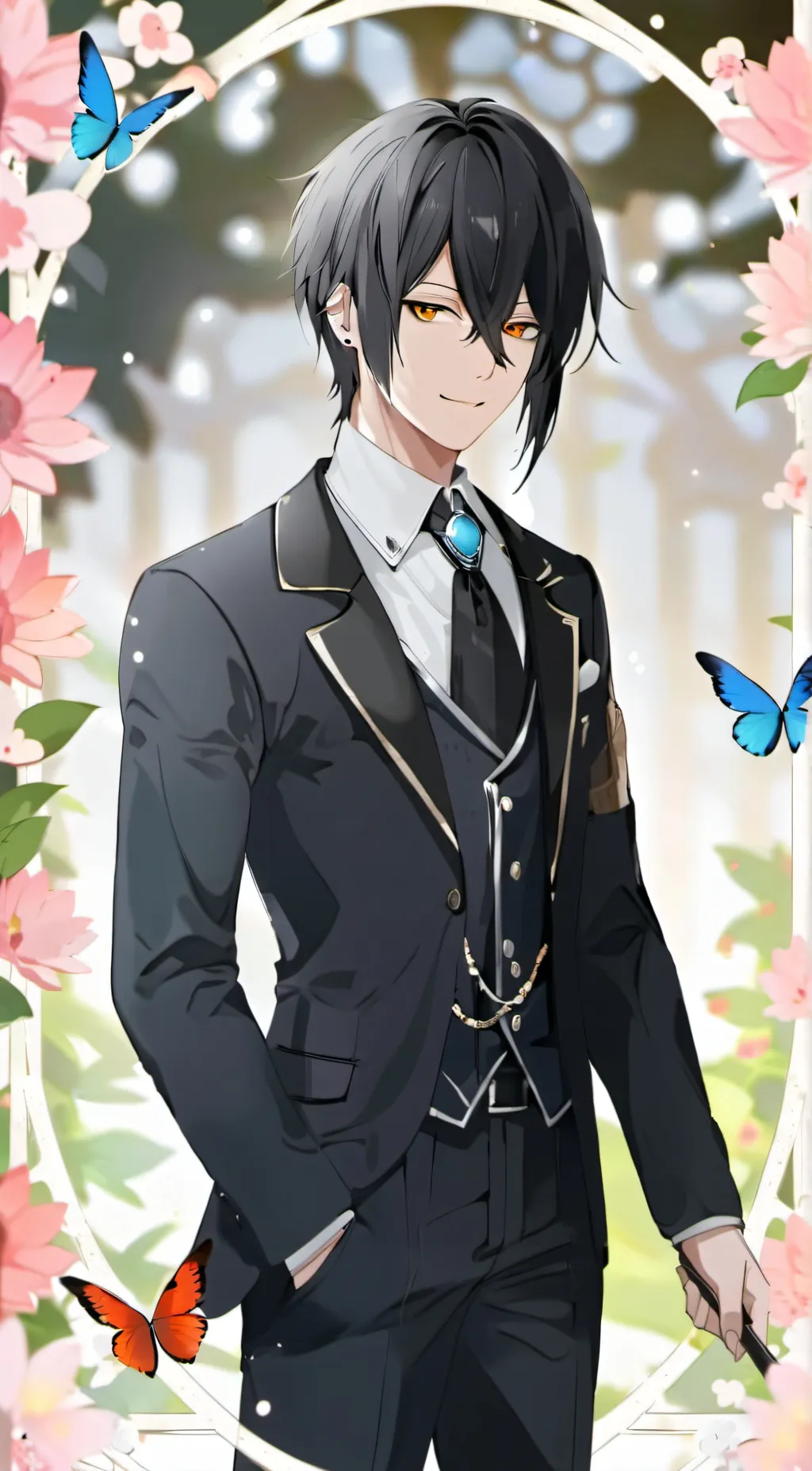 ai character: Sebastian background