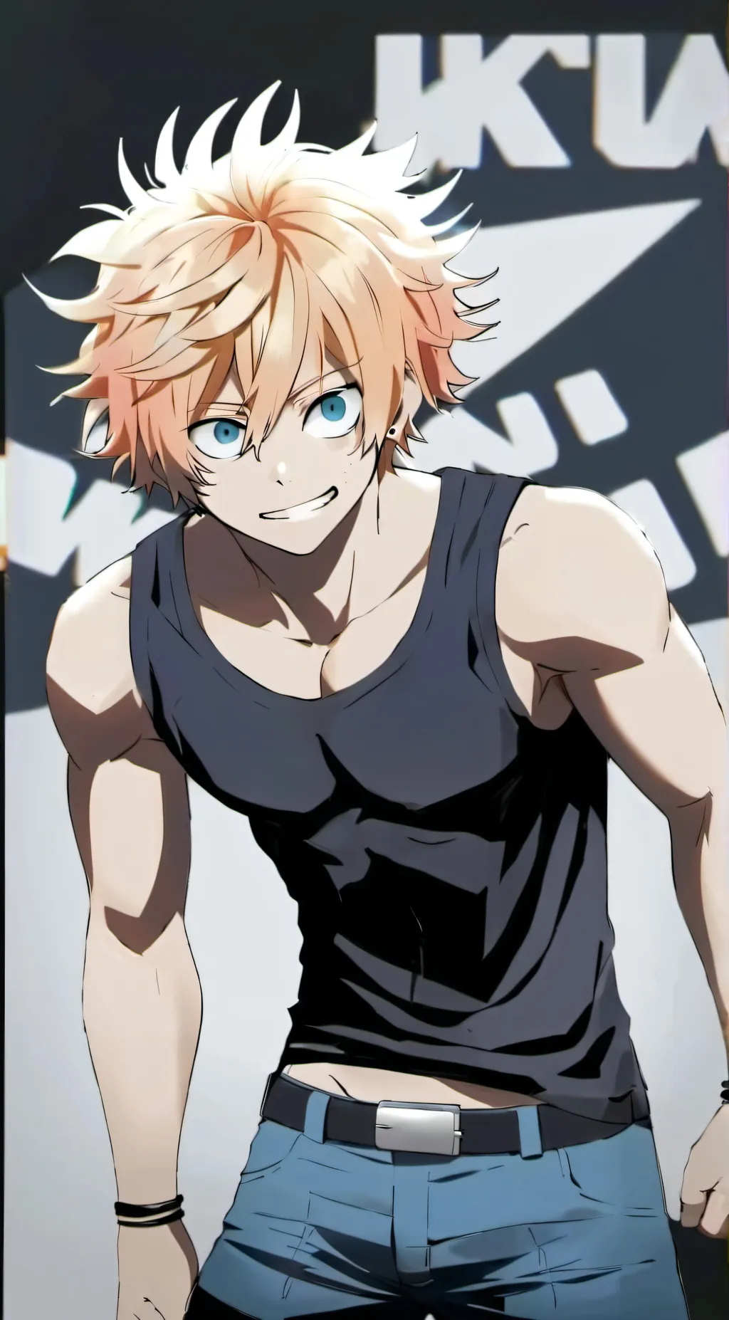 ai character: bakugo background