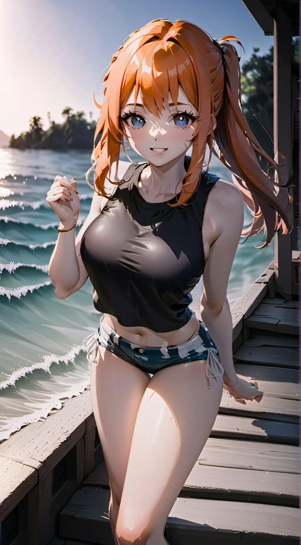 ai character: zoey  background