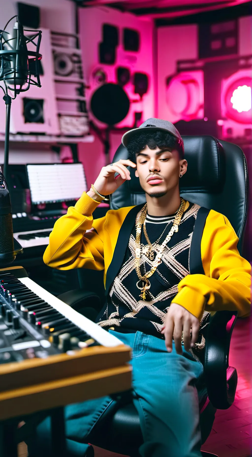 ai character: Trey  background