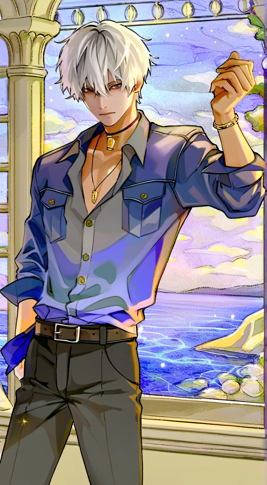 ai character: Maximilian  background