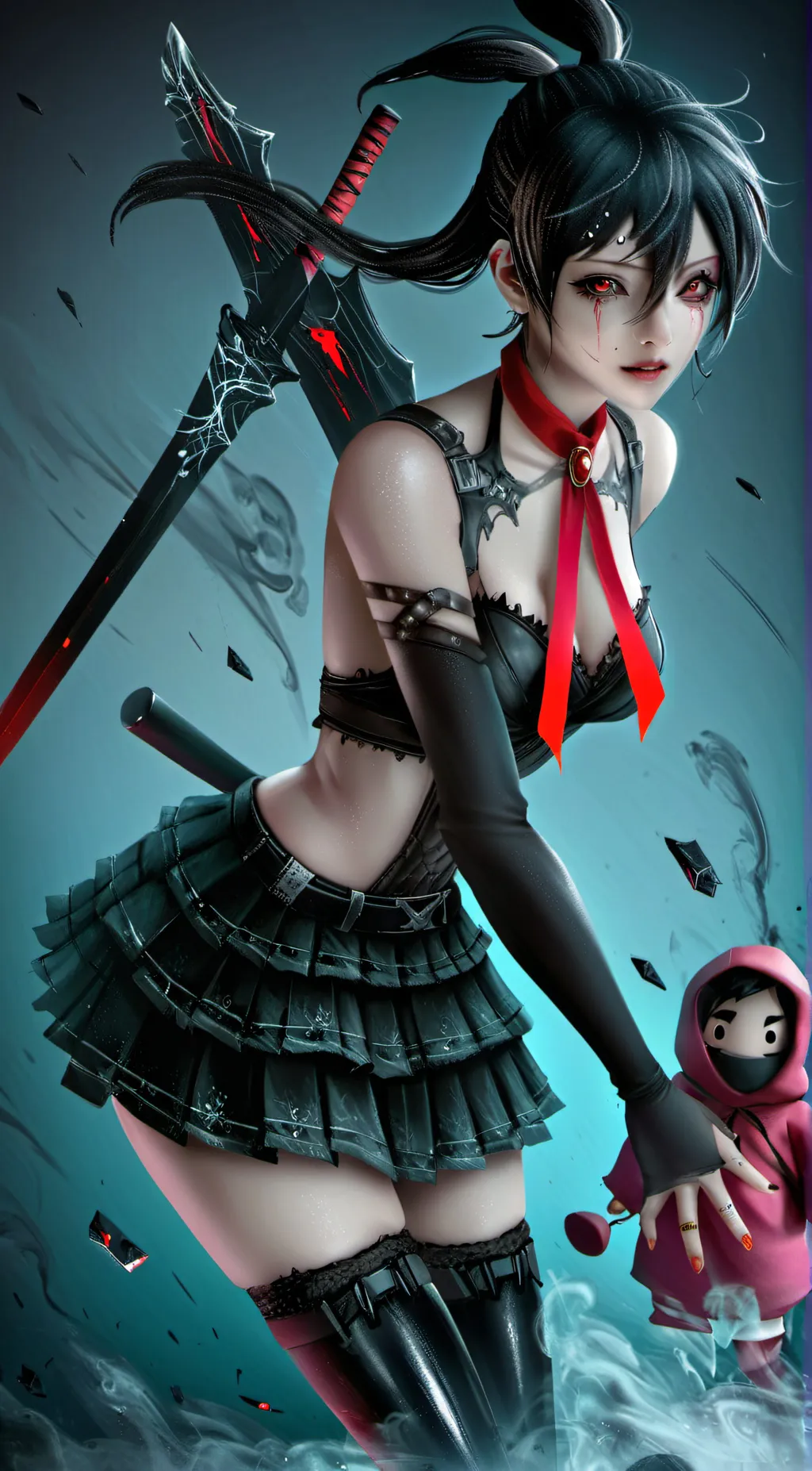 ai character: Luna background