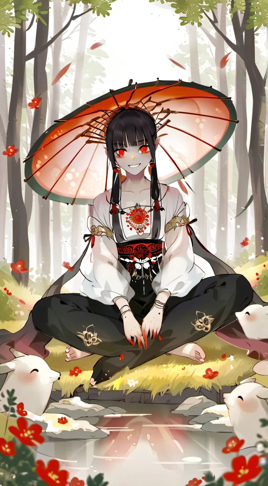 ai character: Celestia Ludenberg background