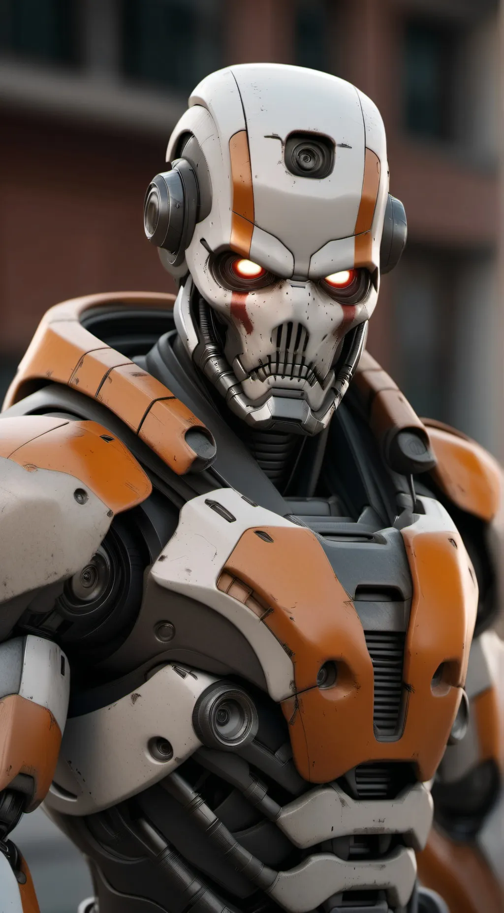 ai character: Evil robot background