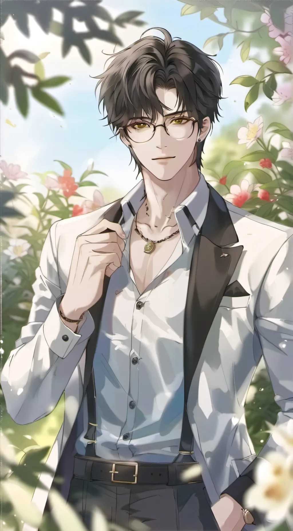 ai character: Leo background