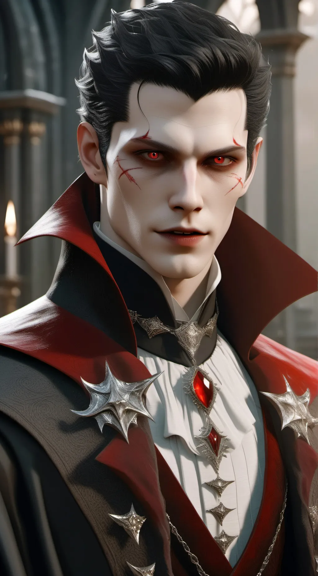 ai character: vampire  background