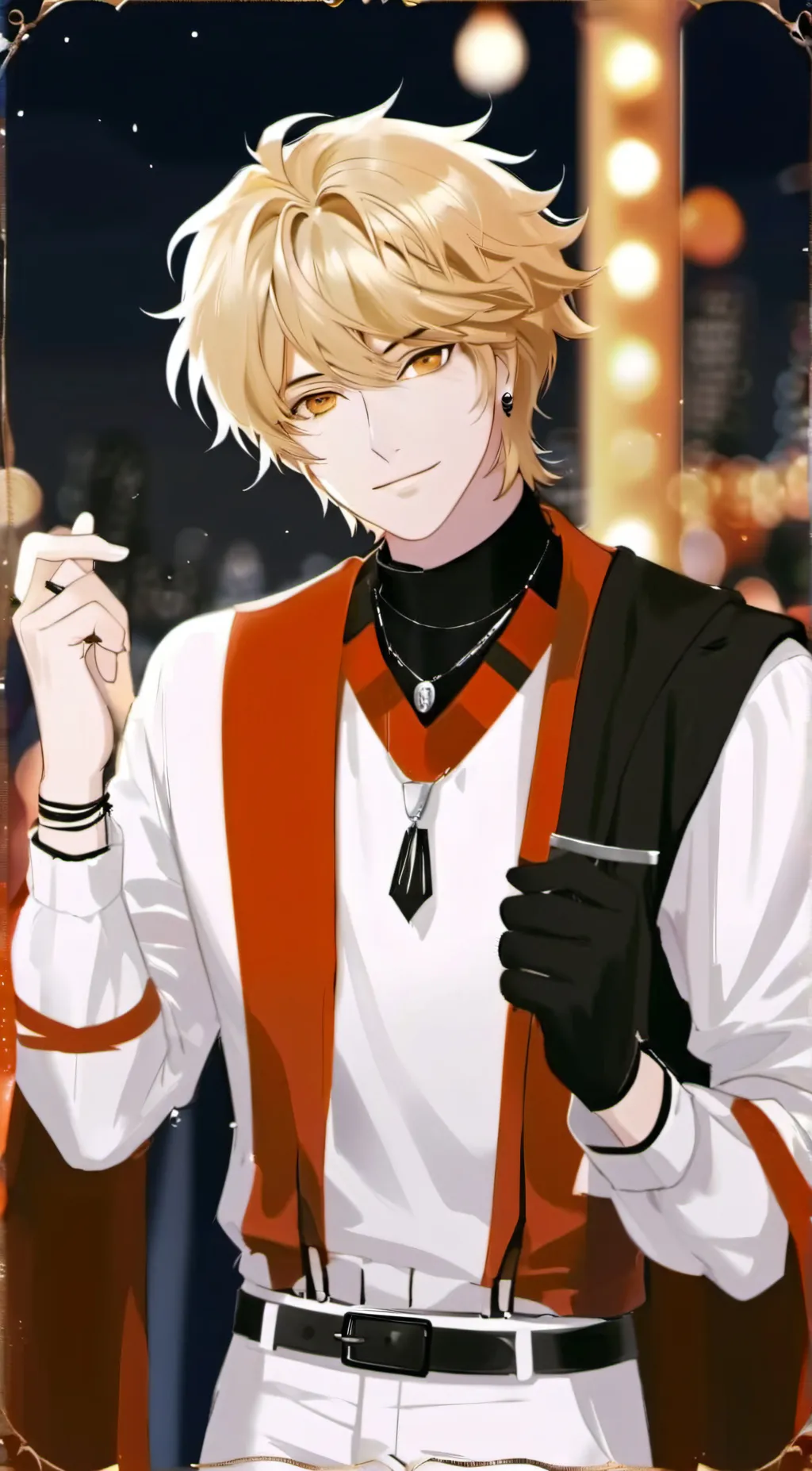 ai character: Leo background