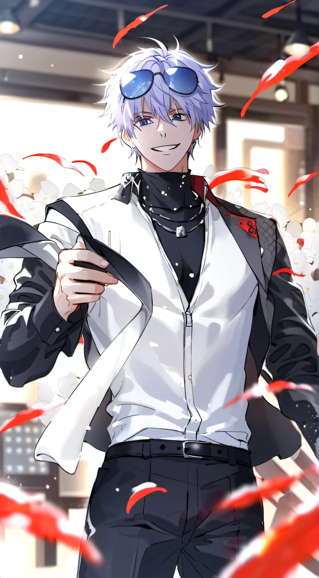 ai character: gojo background