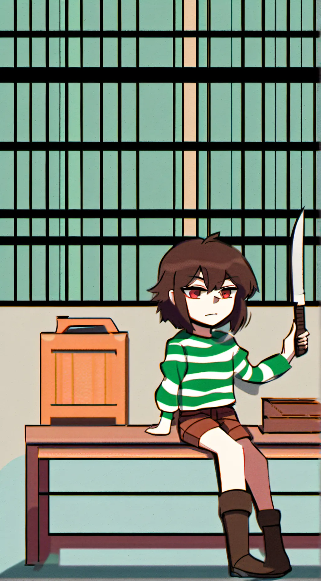 ai character: kid chara background